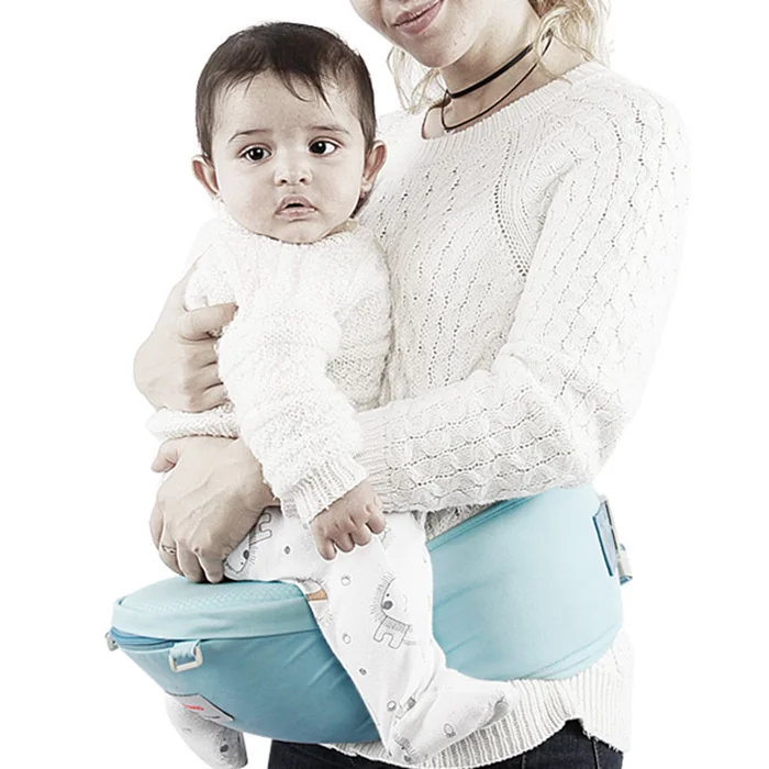 

Portable Kidsapro 2 In 1 Baby Waist Stool Soft Cotton Ventilation 3D Breathable Mesh Baby Carriers Scratch-Proof Baby Carriers