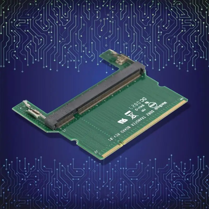 Alloyseed DDR2/DDR3 ноутбук SO DIMM для настольного ПК адаптер памяти RAM Card|Компьютерные