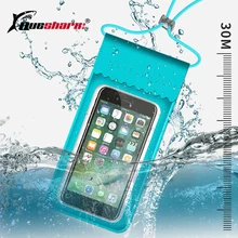 ТПУ водонепроницаемый HD Мобильный телефон сумка Открытый сенсорный экран плавательный чехол для телефона сотовый телефон сумка держатель для водных видов спорта