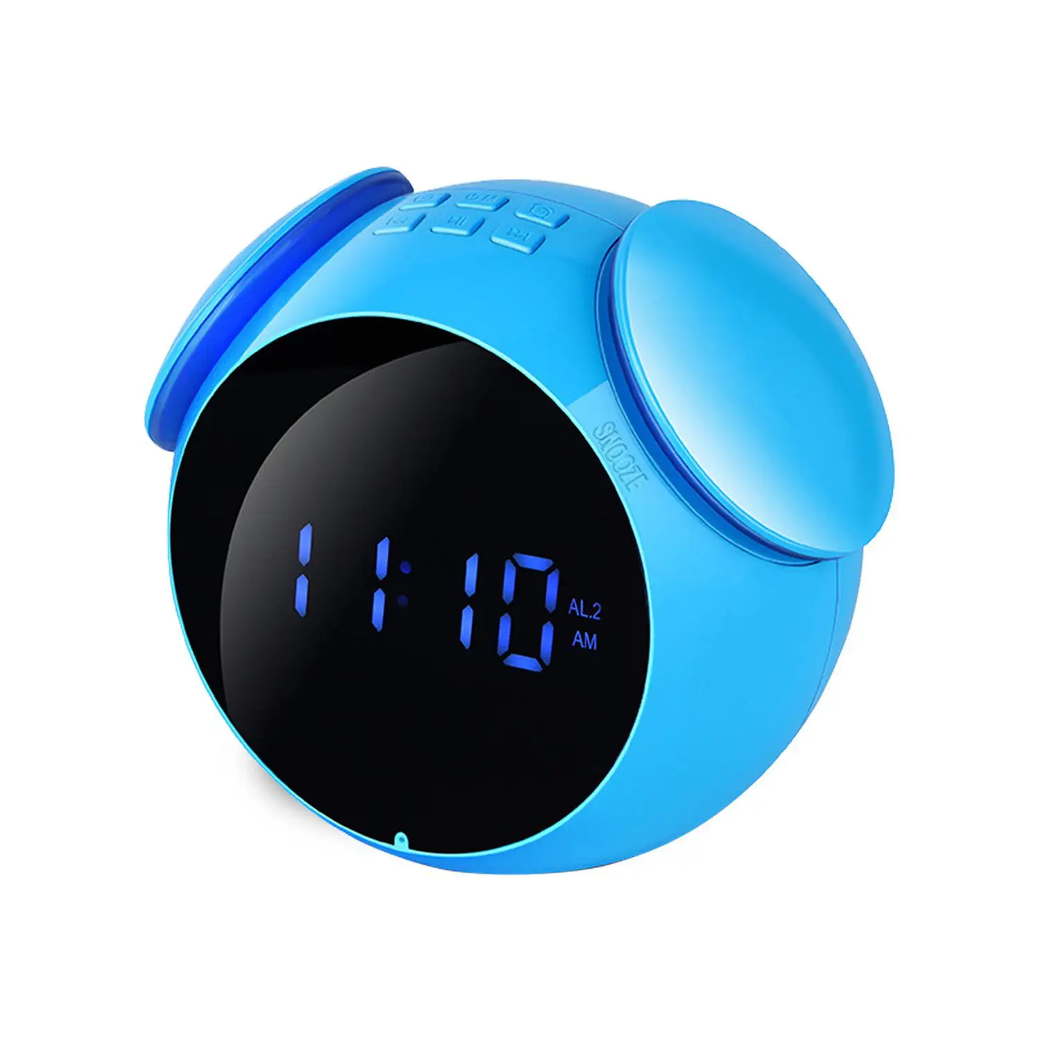 Беспроводной Будильник Bluetooth динамик зеркальный дисплей сабвуфер стерео