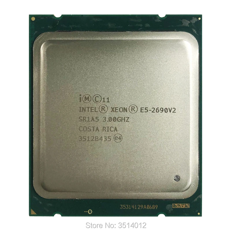 Intel Xeon E5-2690v2 E5 2690v2  E5 2690 v2 3.0 GHz Ten-Core Twenty-Thread CPU Processor 25M 130W LGA 2011 most powerful cpu