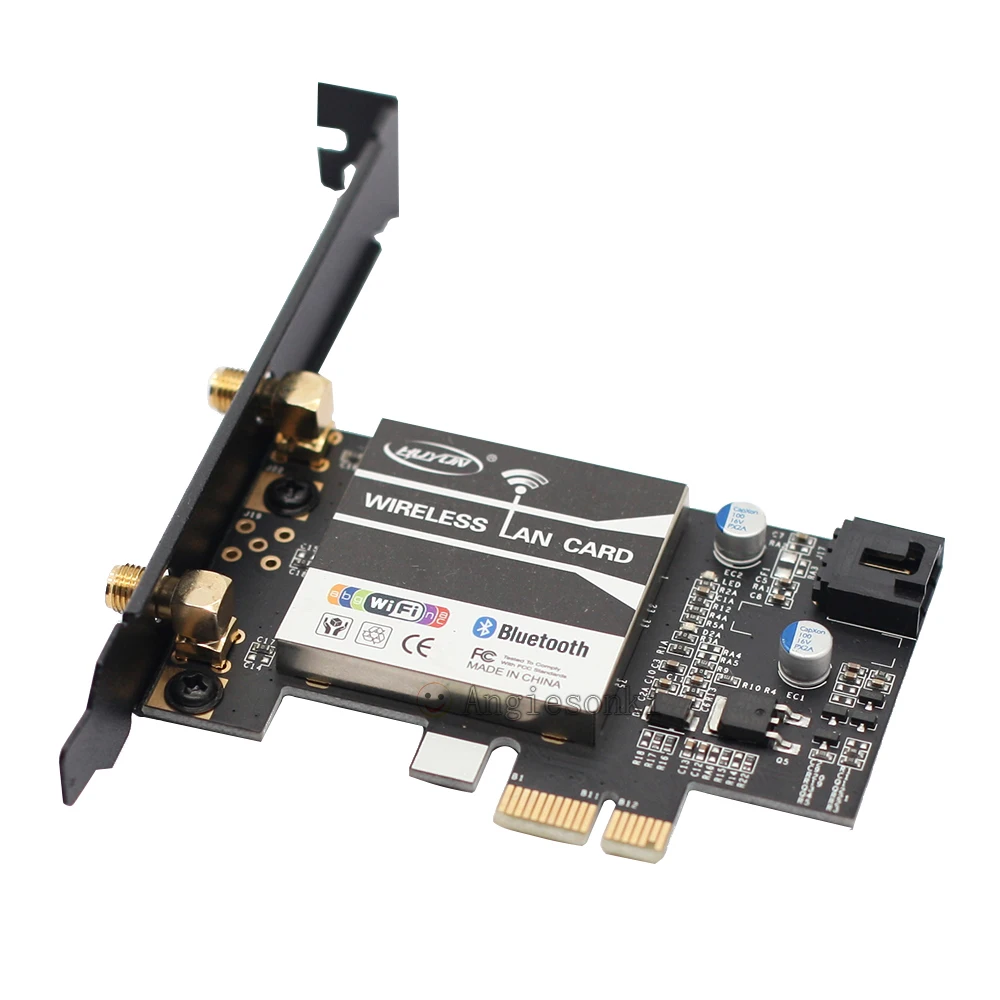 Сетевая WLAN карта Broadcom BCM94371ZA два диапазона Wi Fi + BT 4 1 802 11 AC/a/b/g/n Мбит/с ГГц/5 ГГц|wlan