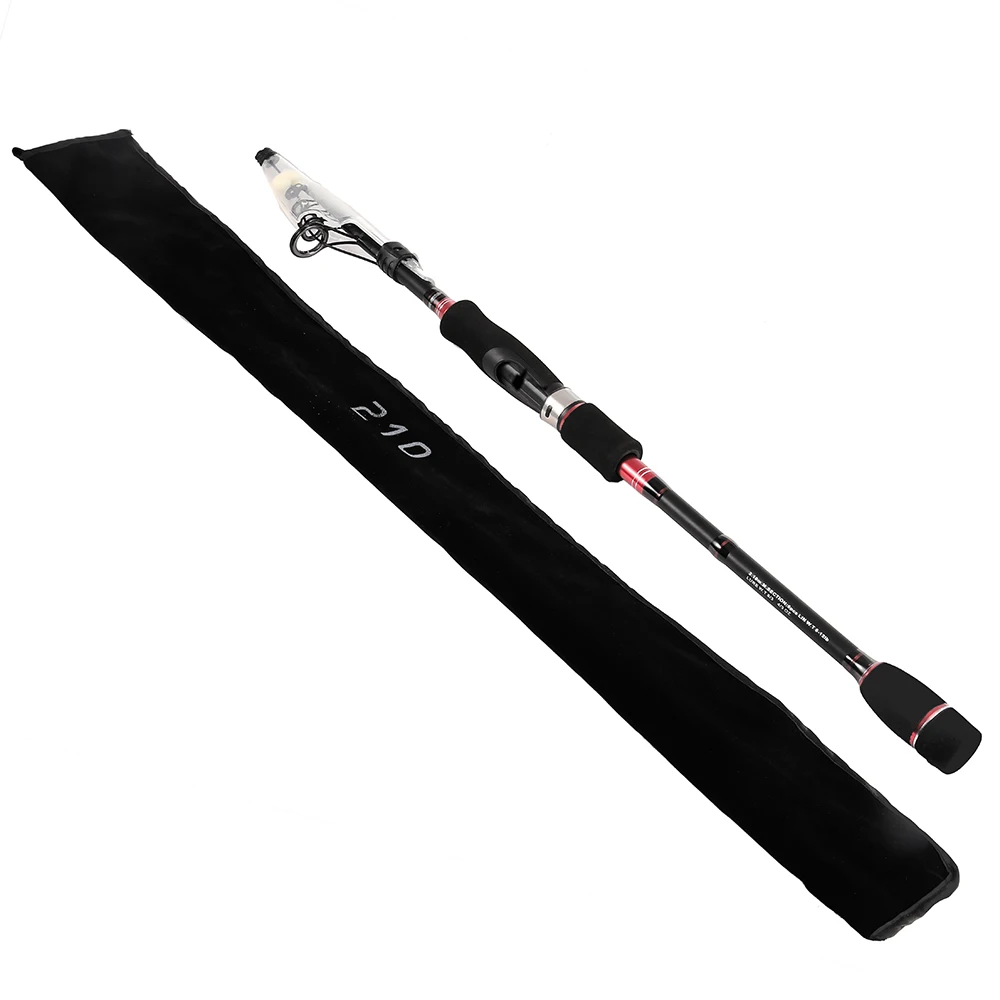 

2.1m 2.4m 2.7m Telescopic Lure Rod Portable Fishing Lure Rod Fishing Pole Straight Grip Handle Spinning Rods Fly Casting Rod