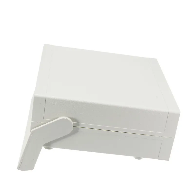 

White Plastic Enclosure Project Box Instrument Desk Case Shell With Handle For Electronics Components Waterproof 200x175x70mm