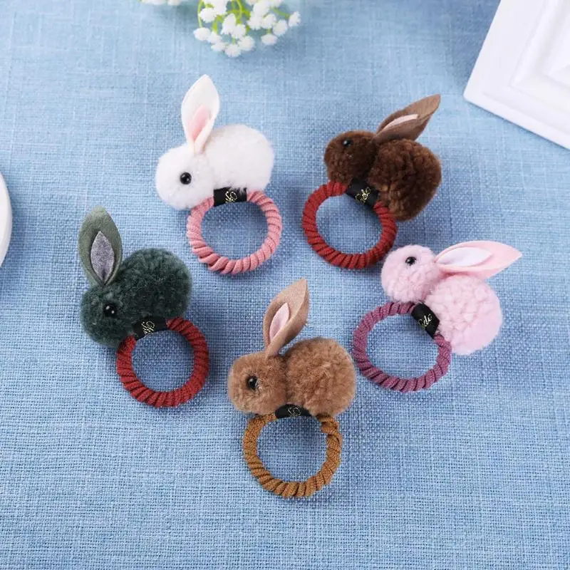 Новые милые животные кролик стиль повязки для волос войлочные уши кролика головная повязка для детей девочек аксессуары для волос
