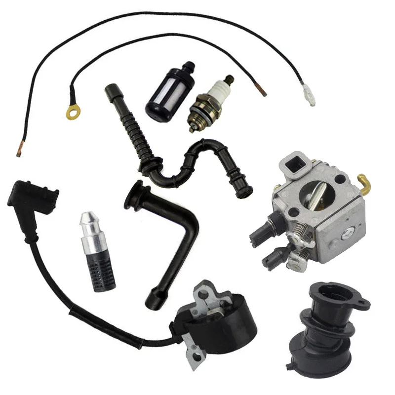 

8pcs/Set Carburetor Carb Carby Ignition Coil For Stihl 034 036 MS340 MS360 PRO Chainsaw Parts Replacement 1125 120 0613