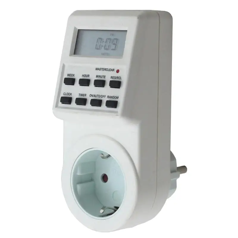 

7 Day Digital LCD Electronic Plug-in Programmable 12/24 Hour Timer Switch