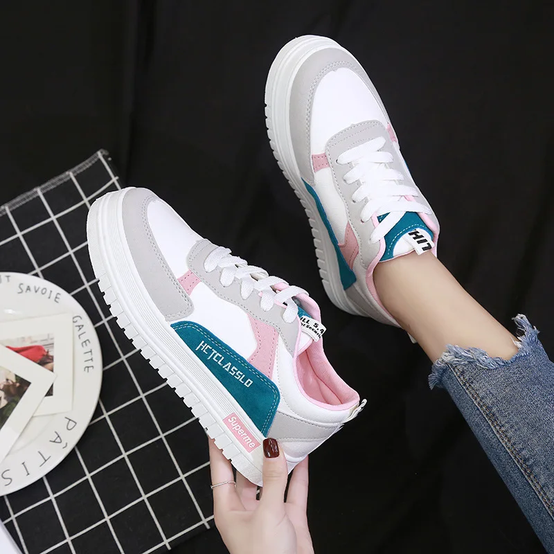 

New Pattern All-match. Small White Shoes Woman Basics Student Run Street Shoes Time The Wind In Hong Kong Casual Shoes Woman