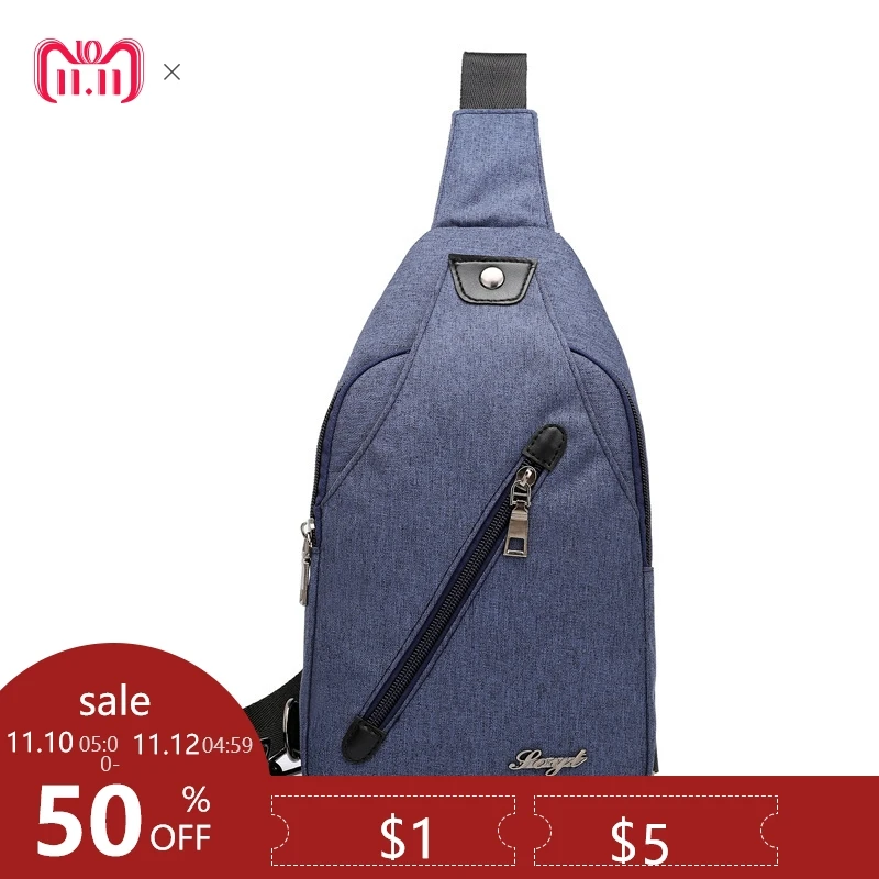 

Anti Theft Backpack Mens Single Shoulder Backpack Solid Crossbody Bagpack Leisure Waterproof Canvas Teenager School Bag Rucksack