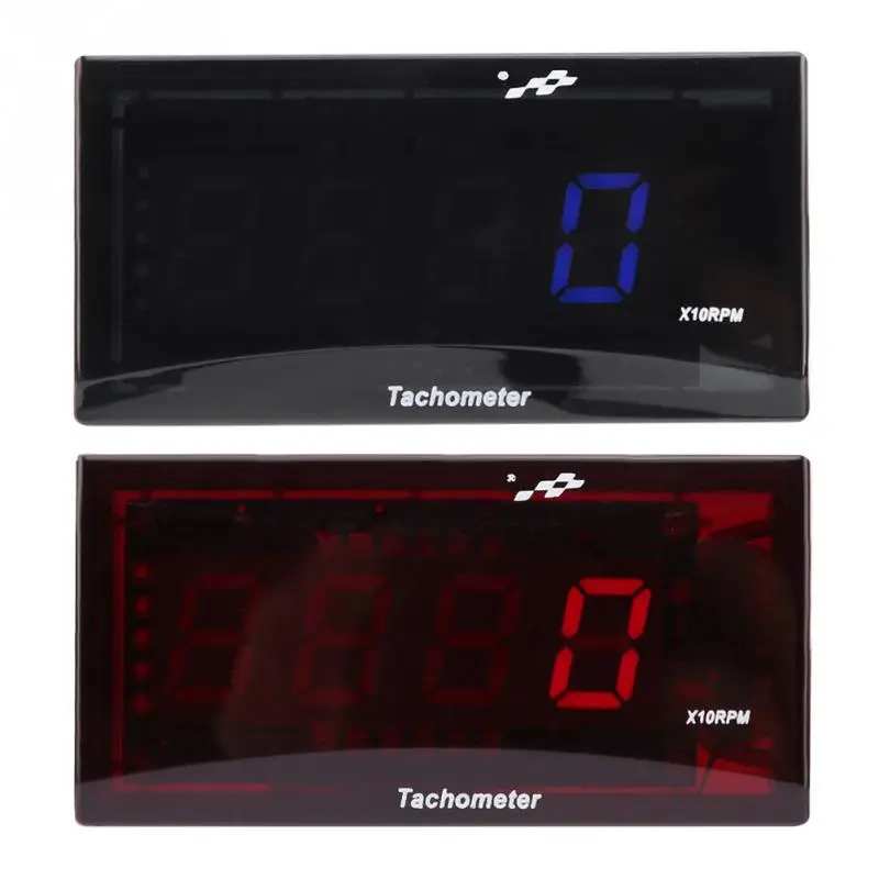 

Fast Reaction Speed Motorcycle LED Digital Tachometer Speed Meter RPM Tester DC 8-18V for Honda Yamaha Kawasaki High Quality