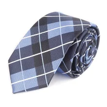 Мужской галстук, Деловой, Повседневный, модный, узкая версия, 6 см., цветной, тканый, полиэстеровый, 1200 pin, высокая плотность, на заказ