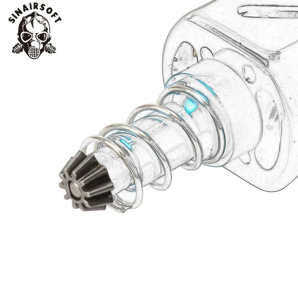 SINAIRSOFT Шестерня двигателя типа D для Airsoft AEG Motor|for airsoft|airsoft geargear airsoft |