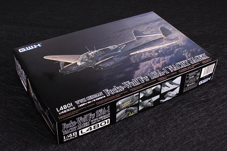 GreatWall 1/48 L4801 German Focke-Wulf Fw-189 A-1 Nacht Jager Top quality GreatWall 1/48 L4801 German Focke-Wulf Fw-189 A-1 Nacht Jager Top quality