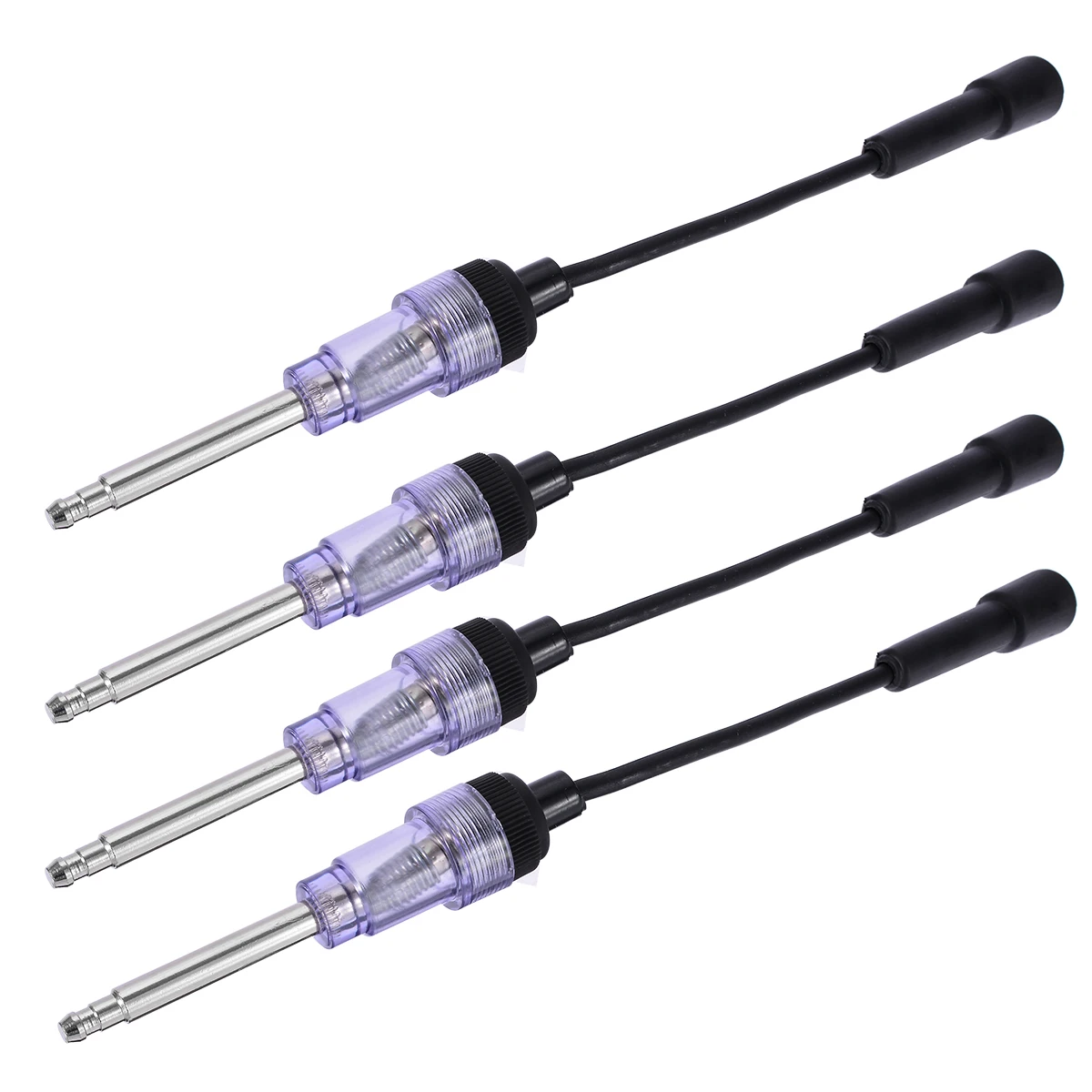 

Mayitr 4x Ignition In-line Spark Plug Tester Diagnostic Test Tool Checker 6-12V Wire Coil Circuit Diagnostic Tools