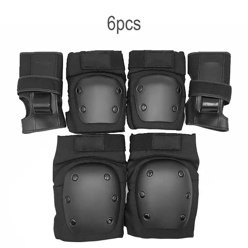6 قطع للجنسين واقية للتنفس الكوع الركبة منصات Wristguard التزلج الدراجات سكيت التزلج المضادة للانزلاق حامي