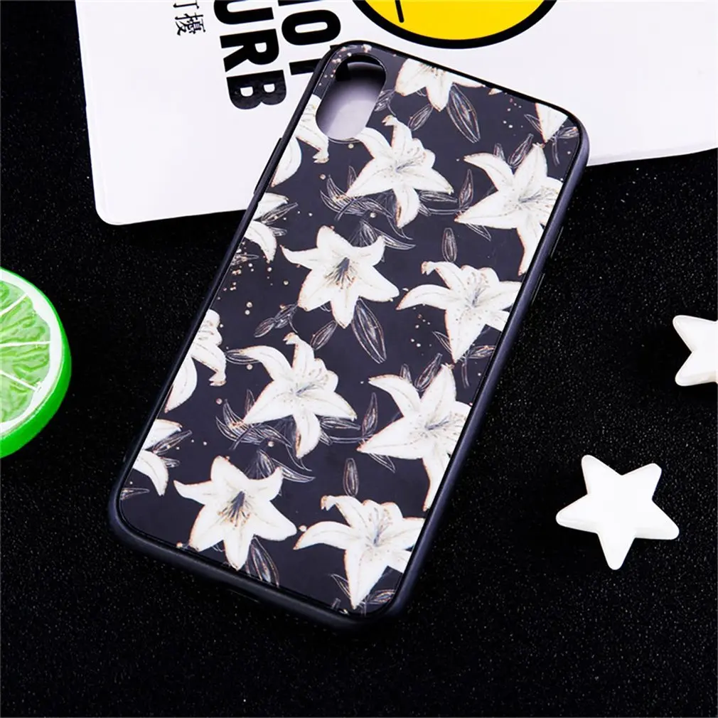 White Lily Aurora Glass Phone Case Cover Shell Cellphone Case Protection Man Woman Fashion Accessories,Mobile Phone White Lily Aurora Glass Phone Case Cover Shell Cellphone Case Protection Man Woman Fashion Accessories,Mobile Phone
