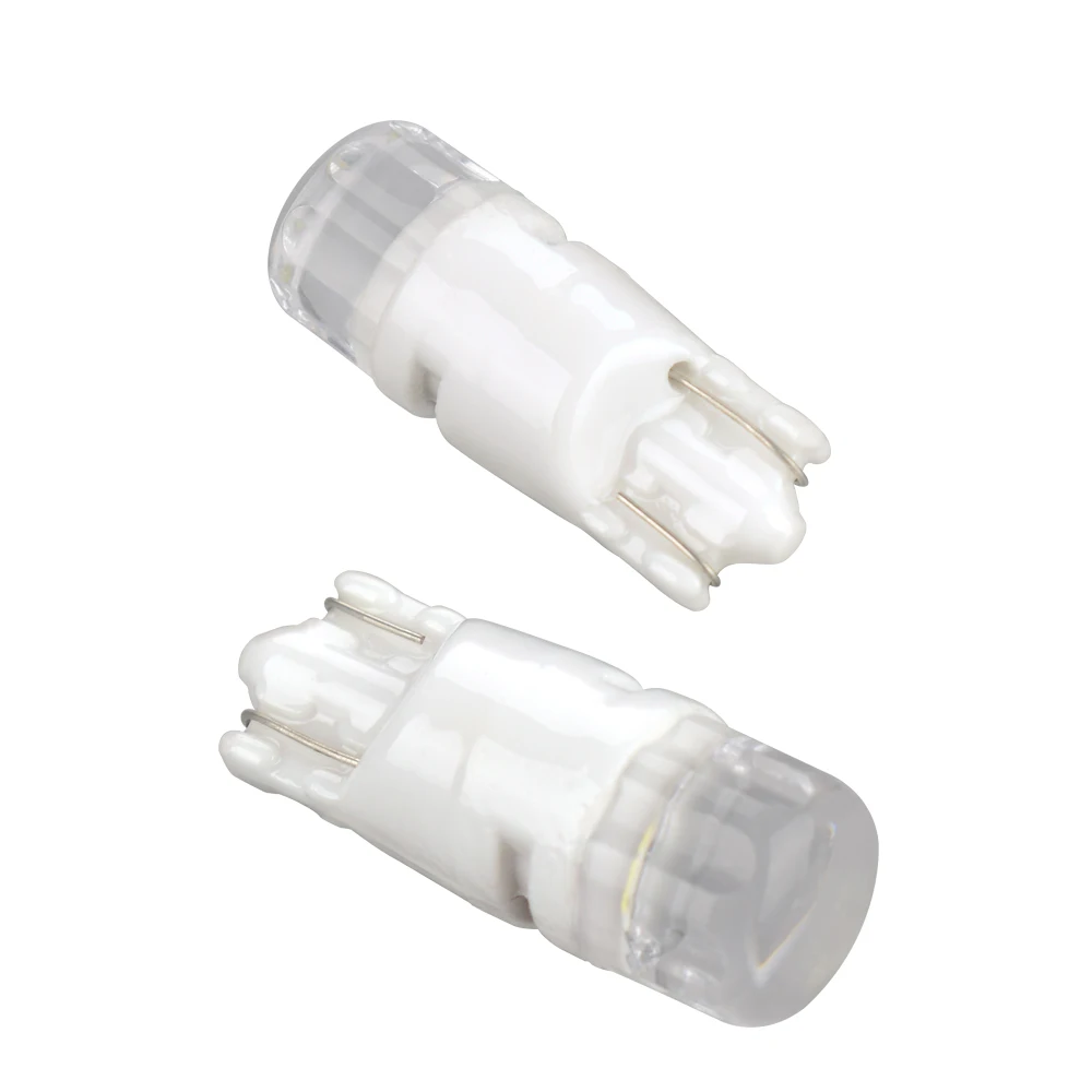 2pcs T10 LED W5W Canbus Bulb Car Interior Light 12V T10 2SMD Parking Lamp Wedge Clearance Light Dome Light Reading Lamp Bulbs