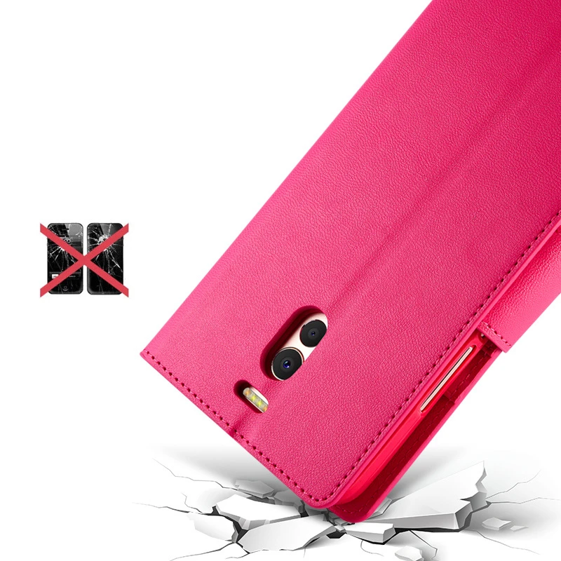 Магнитный чехол для телефона Meizu M3 M3S M5 M6 Note деловой из искусственной кожи M5S M5C MS6