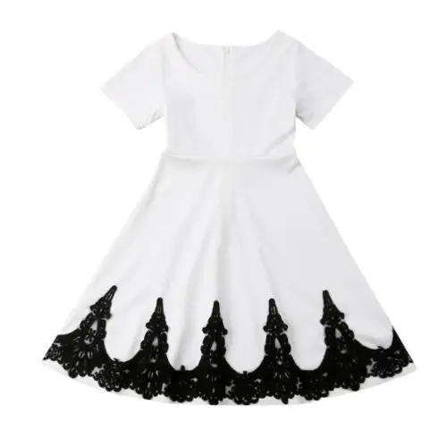 

3-8Years Kids Girl Princess Long Sleeve Dress Dress Party Wedding Dresses