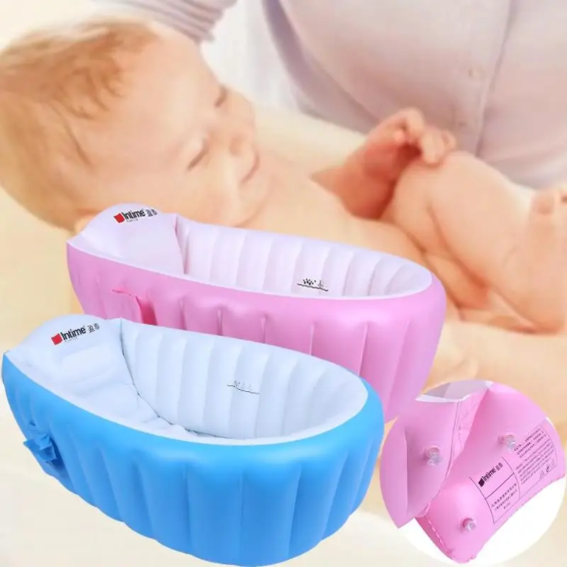 Baby Bathtub Inflatable Bathing Tub Collapsible Air Swimming Pool Portable Thick Shower Basin Soft Cushion With Inflator Pump Baby Bathtub Inflatable Bathing Tub Collapsible Air Swimming Pool Portable Thick Shower Basin Soft Cushion With Inflator Pump