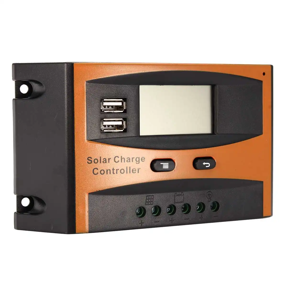 

PWM 20A Auto USB Charge Solar Panel Controller LCD Display Solar Power Energy Collector Regulator Equipment 12V /24V Universal