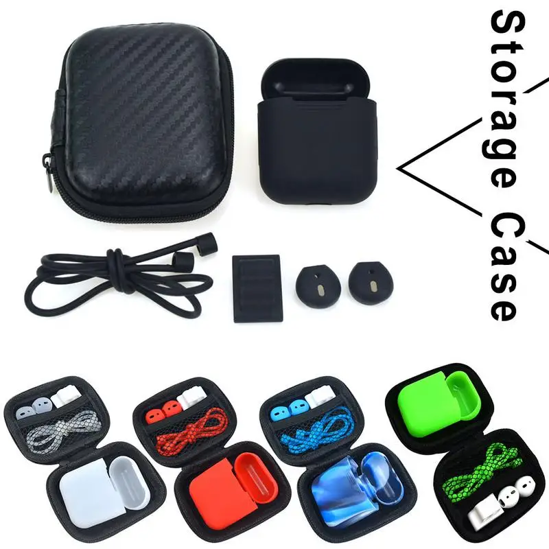 

Protective Cover for Airpods Headphone Case for IPhone Wireless Bluetooth Ear Plug Protection Box Silicone Headphone Case #4O
