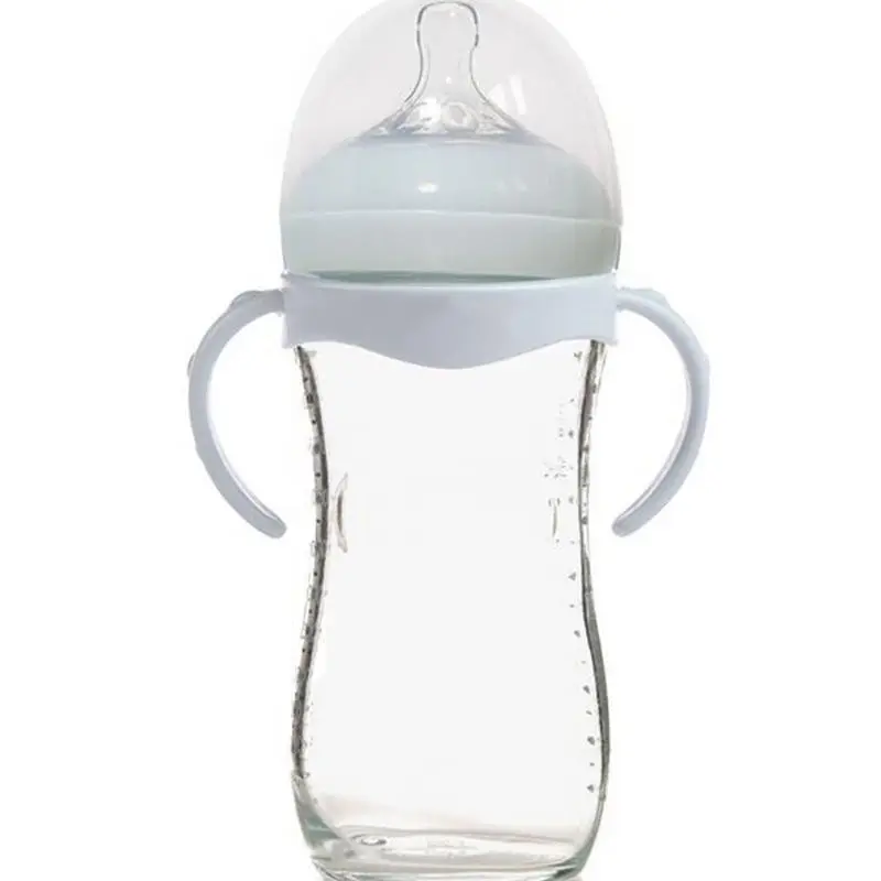 Murah Botol Susu Bayi Pegangan untuk AVENT Natural Wide Mouth PP Kaca Botol Botol Bayi Pegangan Aksesoris