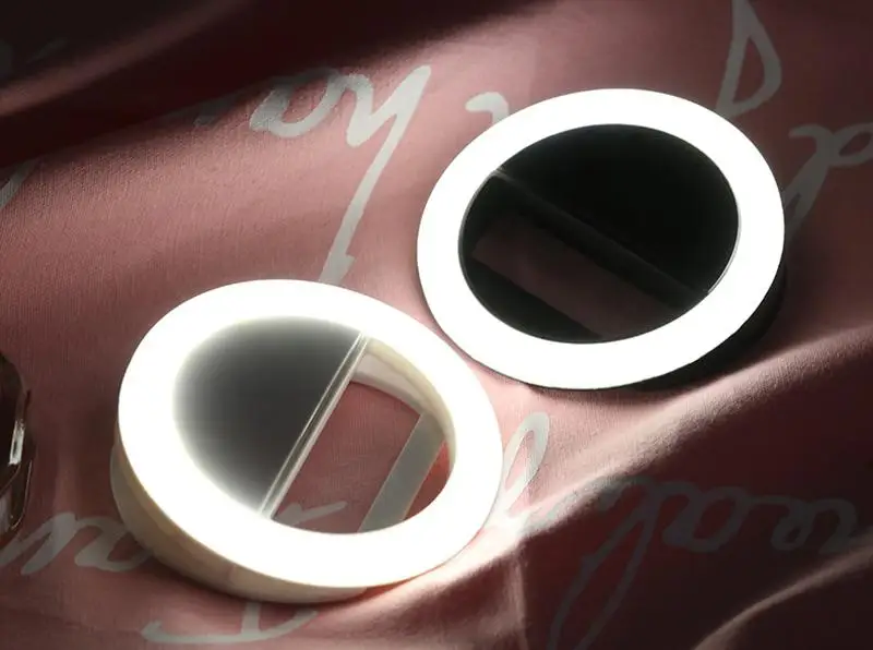 USB شحن Selfie حلقة LED الهاتف ضوء مصباح الهاتف المحمول عدسة LED Sefie مصباح حلقة فلاش العدسات ل فون سامسونج USB شحن Selfie حلقة LED الهاتف ضوء مصباح الهاتف المحمول عدسة LED Sefie مصباح حلقة فلاش العدسات ل فون سامسونج