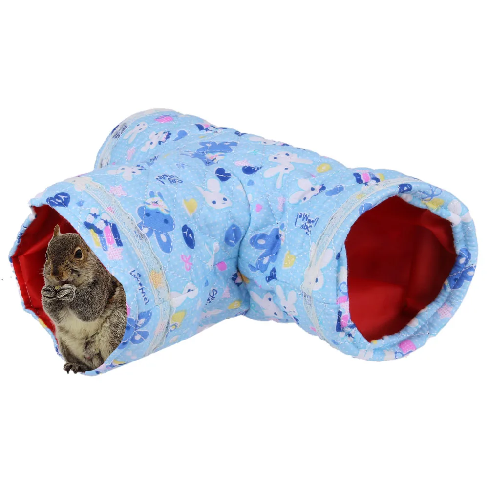 

Hamster Cage HouseTubes+Tunnels Guinea Pig Cage Toy Parrot Bird Cage Toy Chinchilla Bed Toys Hedgehog for Small Pet