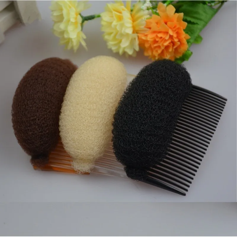 3 اللون سهلة الشعر Braider الأميرة تصفيف الشعر منفوش الإسفنج الوسادة زيادة تصفيف الشعر نمط خلع الملابس المكياج سريع كعكة