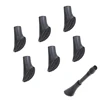 6Pcs Trekking pole nordic walk stick cane climb replacement alpenstock outdoor camp hike protector cap tip rubber 1
