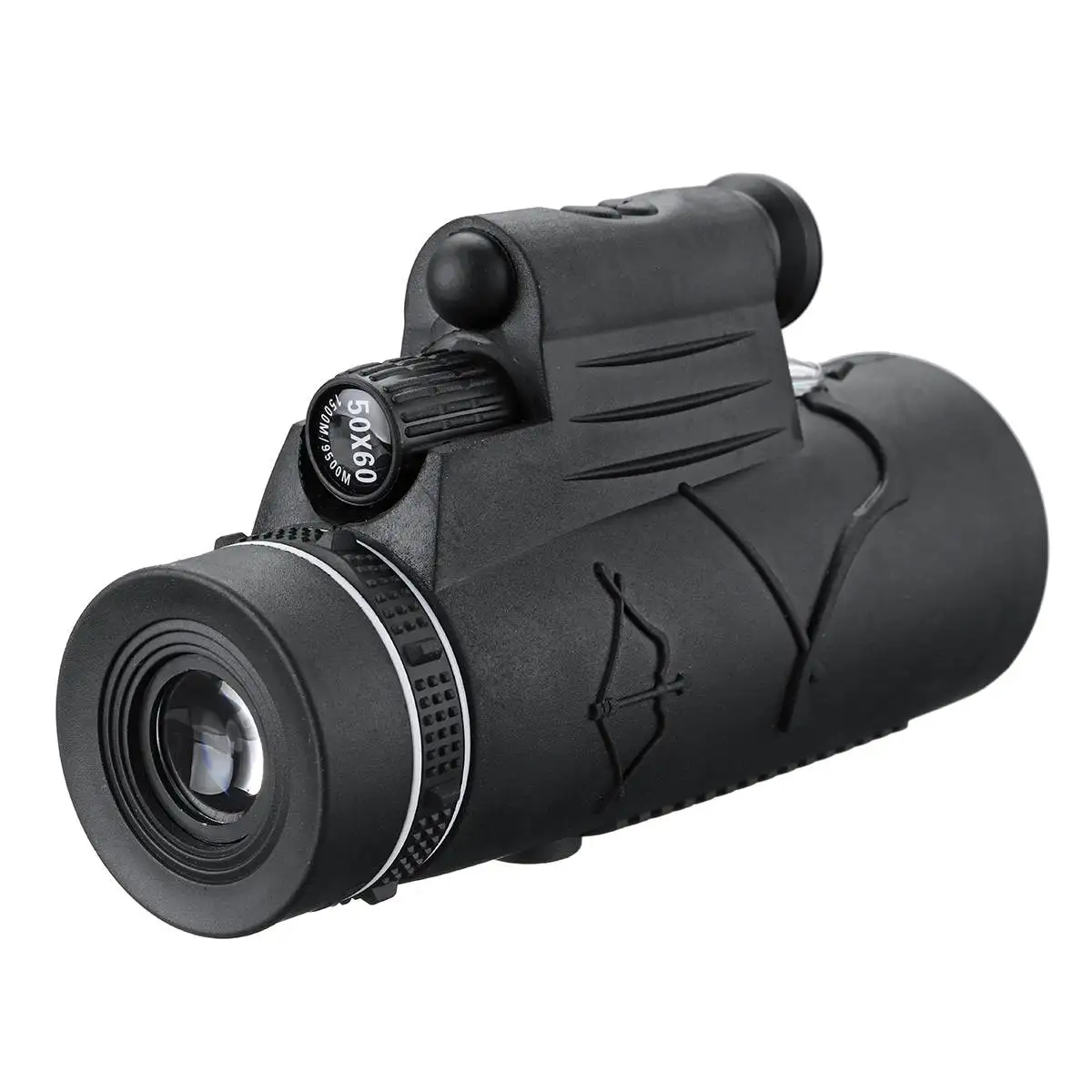 HD 50x60 التكبير مجهر في الهواء الطلق أحادي قوية الهاتف الليزر الكاشف تلسكوب مع ترايبود كليب للصيد أحادي
