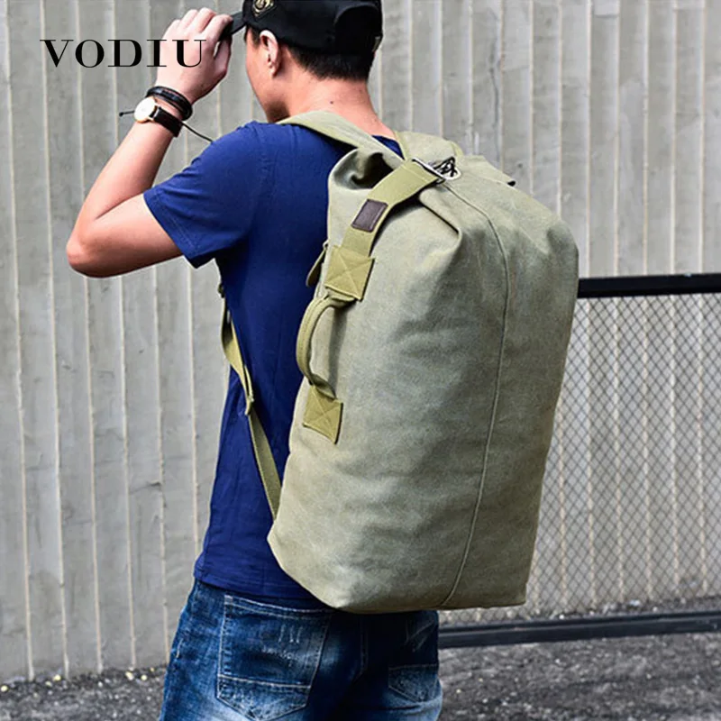 

Men's Large Travel Bag Canvas Backpack Male Large Rucksack For Male Casual Sac A Dos Mochila Anti Theft Backpack Luggage Bag