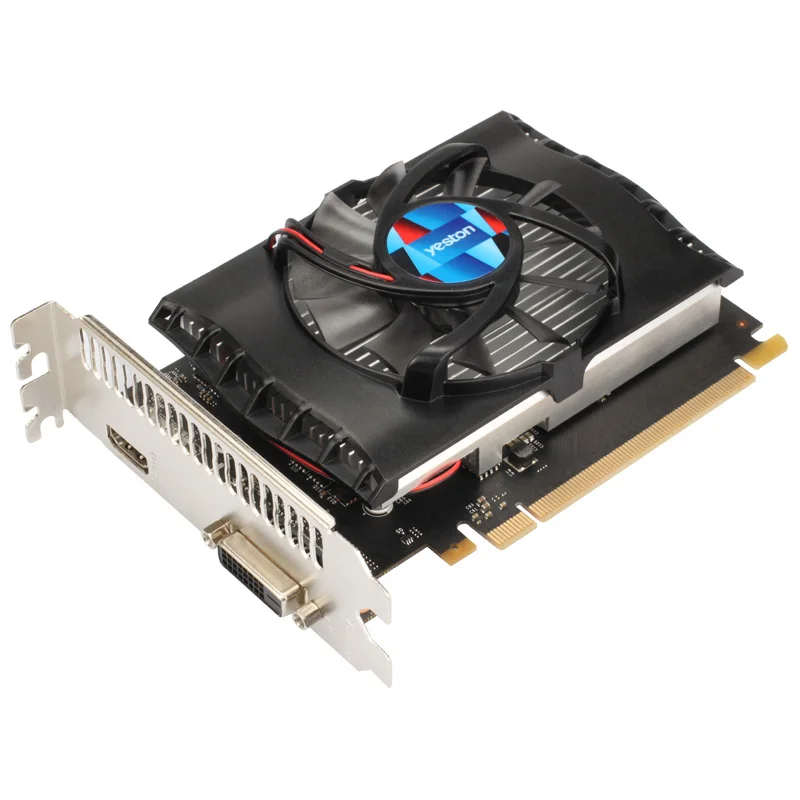 PPYY NEW Yeston Geforce Gt 1030 2 ГБ Gddr5 видеокарты Nvidia Pci Express 3 0 настольный компьютер ПК
