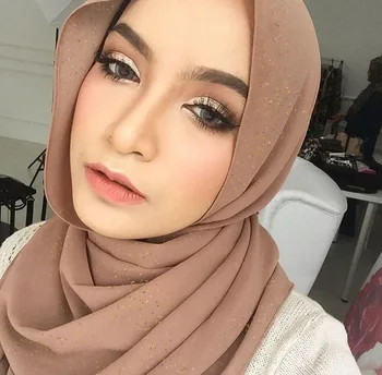 

Plain Bubble Chiffon Solid Color Shawl Headband Hijab Caps Muslim Hijabs Islamic Turban Long Scarf/scarves