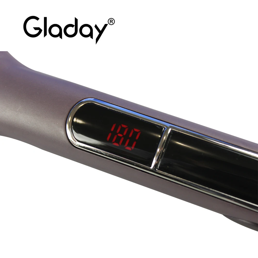 Электрический Выпрямитель для волос Gladay MCH 3D плавающие широкие пластины утюжок
