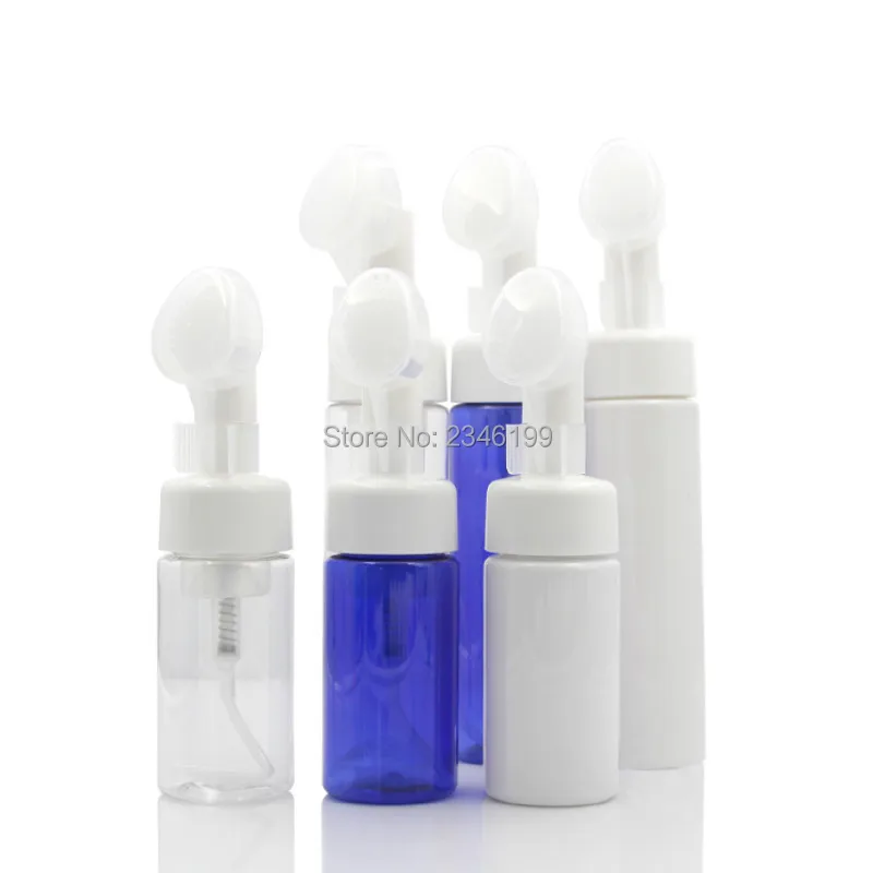 Download 200ml Foam Bottle With Silicone Brush Empty Plastic Facial ...