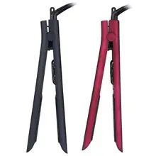 Выпрямитель для волос плоский Утюг для укладки волос 2 в 1 турмалин керамический плоский утюг для всех типов волос PTC нагревательная пластина выпрямление