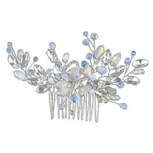 1 шт., свадебная расческа для волос, Хрустальная боковая расческа, декоративная расческа, головной убор, заколки, головной убор, аксессуар для волос для женщин, невесты, подружки невесты