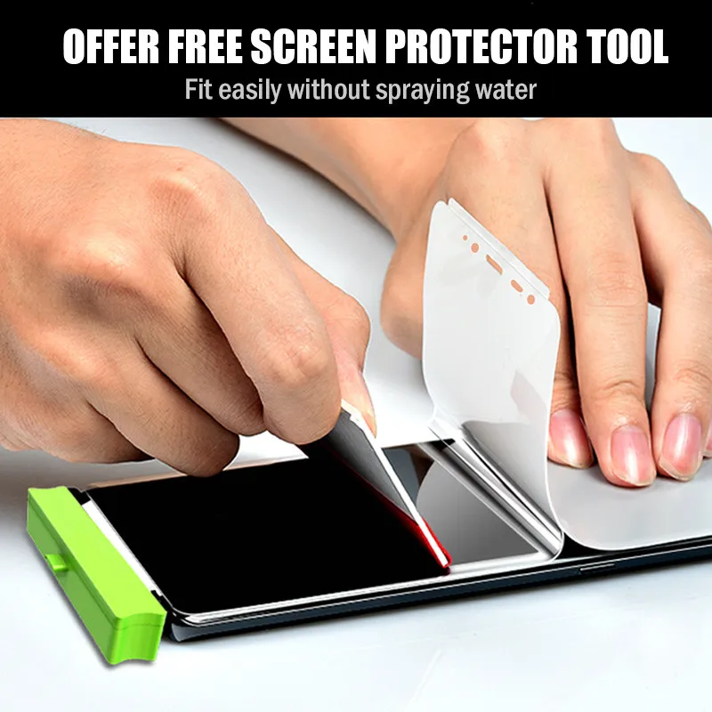 9D Full Cover Hydrogel Film For Xiaomi Mi 9 Mi 8 Lite SE 6 Mix 3 Max 3 Note 3 Soft Screen Protector Film Redmi Note 7 6 Pro 7