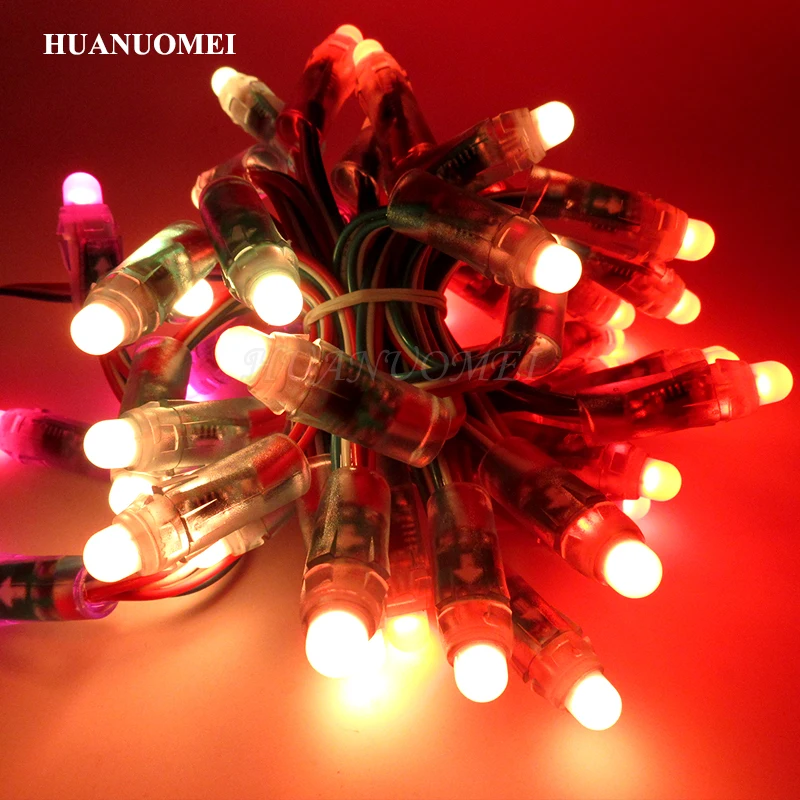 50 шт./лот светодиодный модуль WS2811 UCS1903 SM16703 5 В 12 мм|led pixel|rgb led pixelpixel ws2811 |