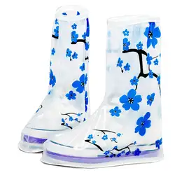 Ботинки непромокаемые дождевые Чехлы для обуви мужские и женские утолщенные подошвы непромокаемый чехол для обуви Нескользящие галоши