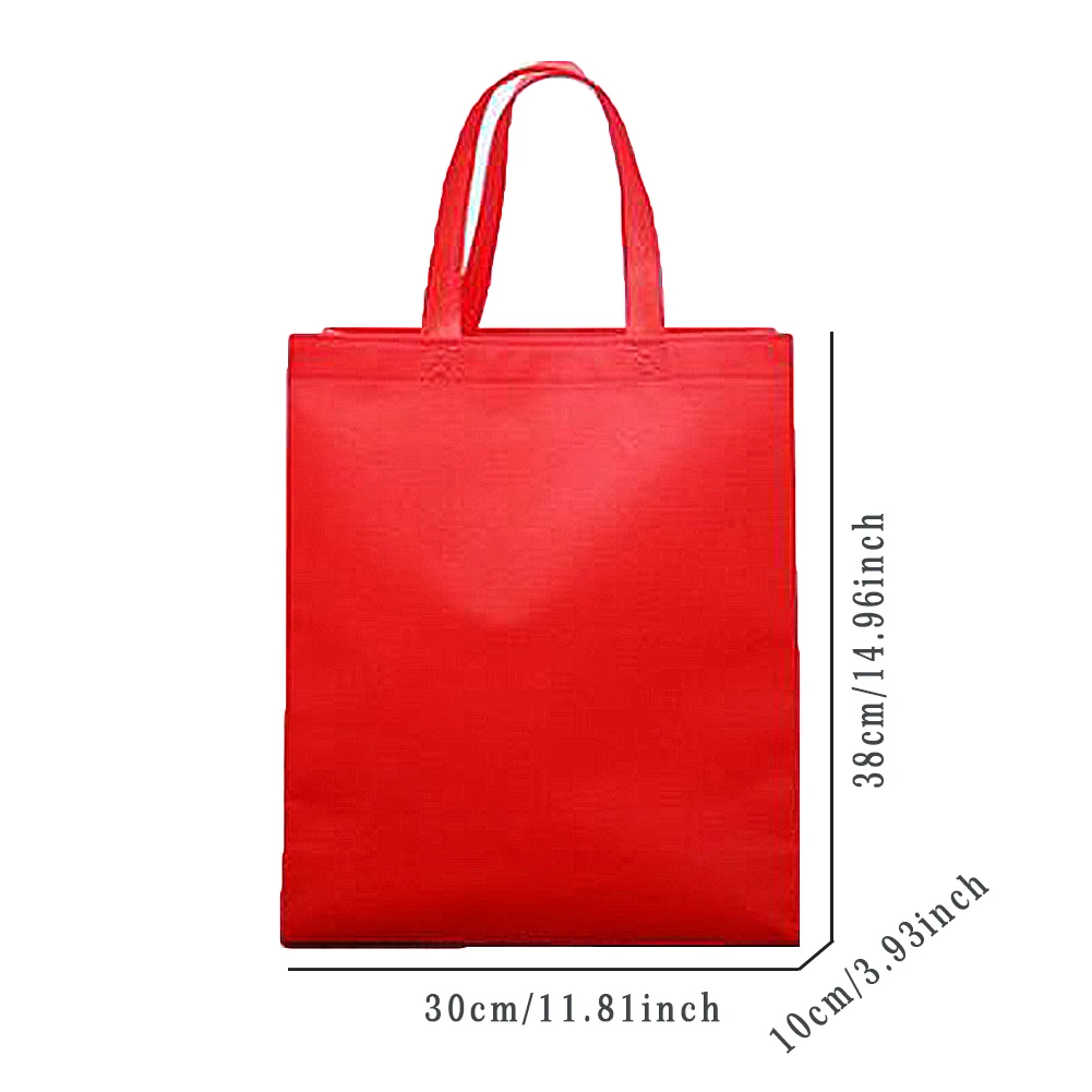 New Arrival Non-Woven Reusable Shopping Bag Large Capacity Folding Tote Grocery Bag Convenient Storage Handbag Eco Friendly Bags
