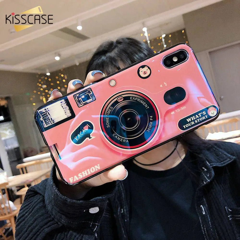 KISSCASE Fashion Phone Case For iPhone 7 8 Plus Soft TPU Cover Fundas 6 6s X XS MAX XR Coque Shell Accessories | Мобильные телефоны