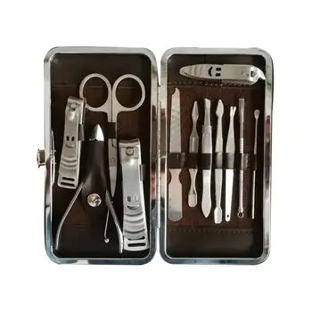 

XY Fancy 12 Pcs/set Professional Nail Art Styling Tools Manicure Pedicure Set Kit Random Color