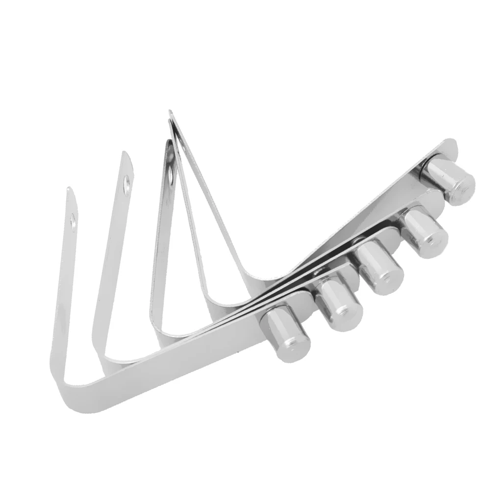 

5pcs/set Stainless Steel Kayak Paddle Spring Snap Button Tent Pole Clips Single Pin 6mm Kayak Accessories