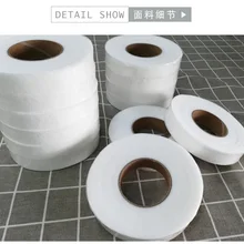 70 ярдов/рулон двусторонняя клейкая ткань нетканый плавкий прокладочный легко гладить на швейной ткани соединяет лоскутное прокладочное полотно