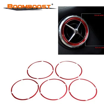 

new coming 5 pcs Air Vent Outlet Ring Condition Cover Trim FOR B/enz GLA class A B CLA class