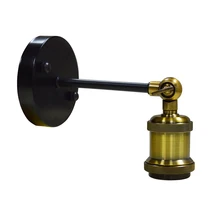 Винтаж промышленных настенные светильники бра лампа-палочка ретро бра E27 держатель Крытый Спальня Ванная комната балкон бар проход основание светильника