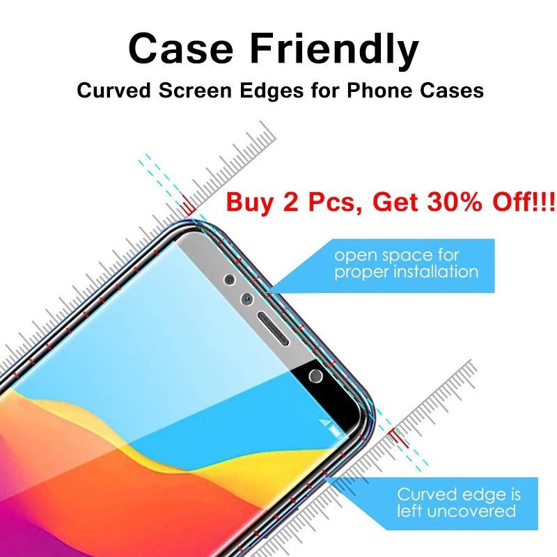 Защитное стекло для huawei Y5 Y6 Y7 Y9 Prime 2018 Y 5 6 7 9 2017 Ii Glas Защита экрана Huawey Huvai защитная